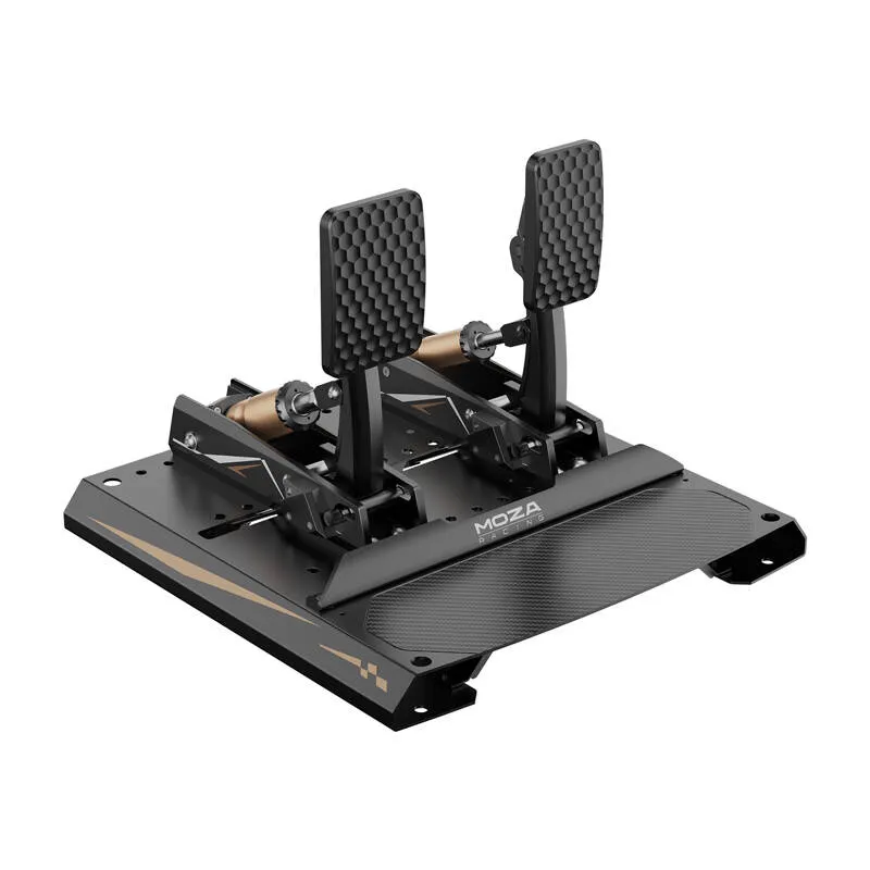 Pedały MOZA RACING CRP2 Gaz + Hamulec Load Cell 200kg - Czarno-Złote