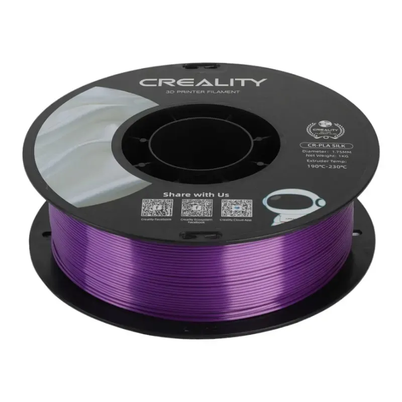 Filament CREALITY CR-Silk PLA 1,75mm Do Druku 3D - Fioletowy