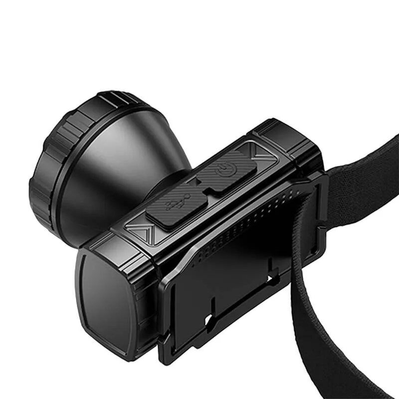 Latarka Czołowa SUPERFIRE HL96 100 Lm USB - Czarny