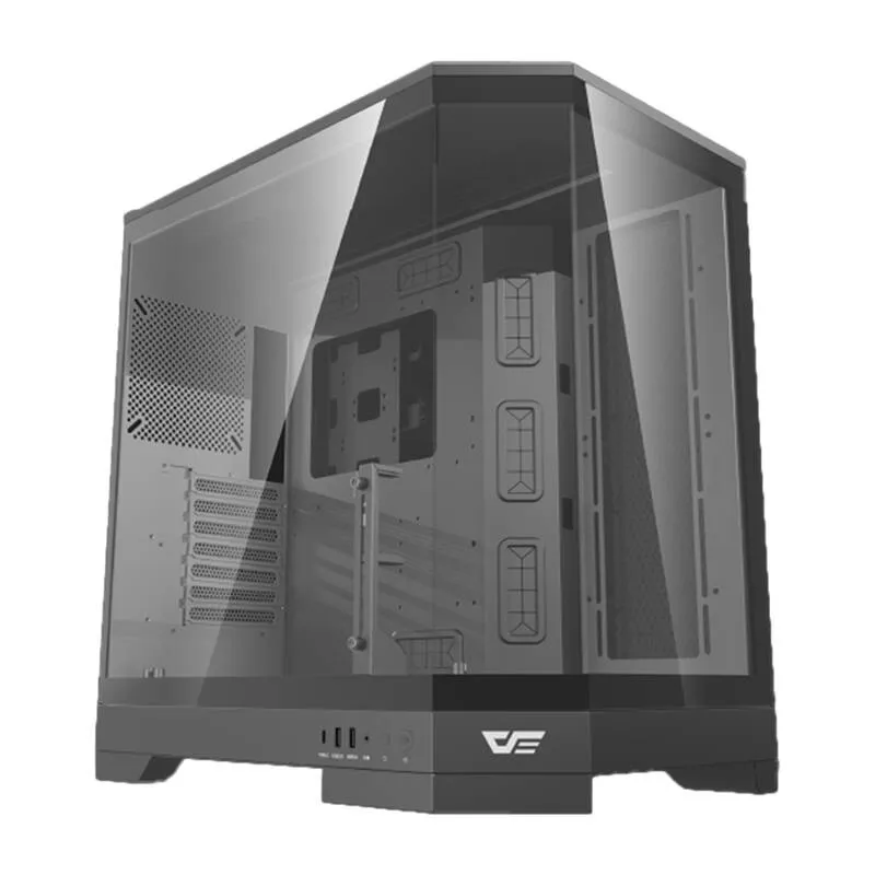 Obudowa Komputerowa DARKFLASH DQX90 ATX Z Szklonymi Panelami - Czarna