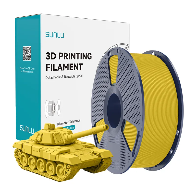 Filament SUNLU PLA+ High-Speed 1.75mm 1kg - Żółty