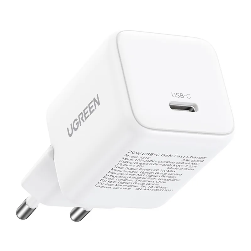 Ładowarka Sieciowa UGREEN X512 20W USB-C - Biała