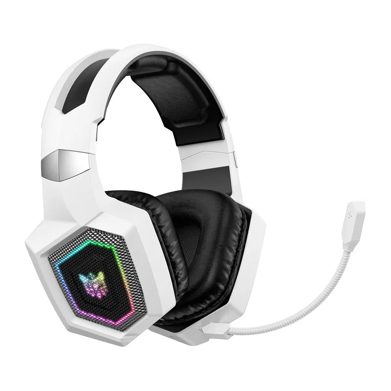 Słuchawki Gamingowe ONIKUMA GT806 50mm RGB - Białe