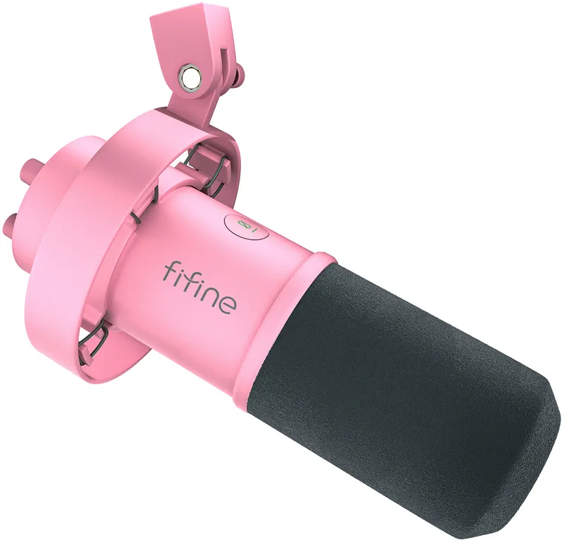 Mikrofon Dynamiczny FIFINE K688P USB-C/XLR - Różowy