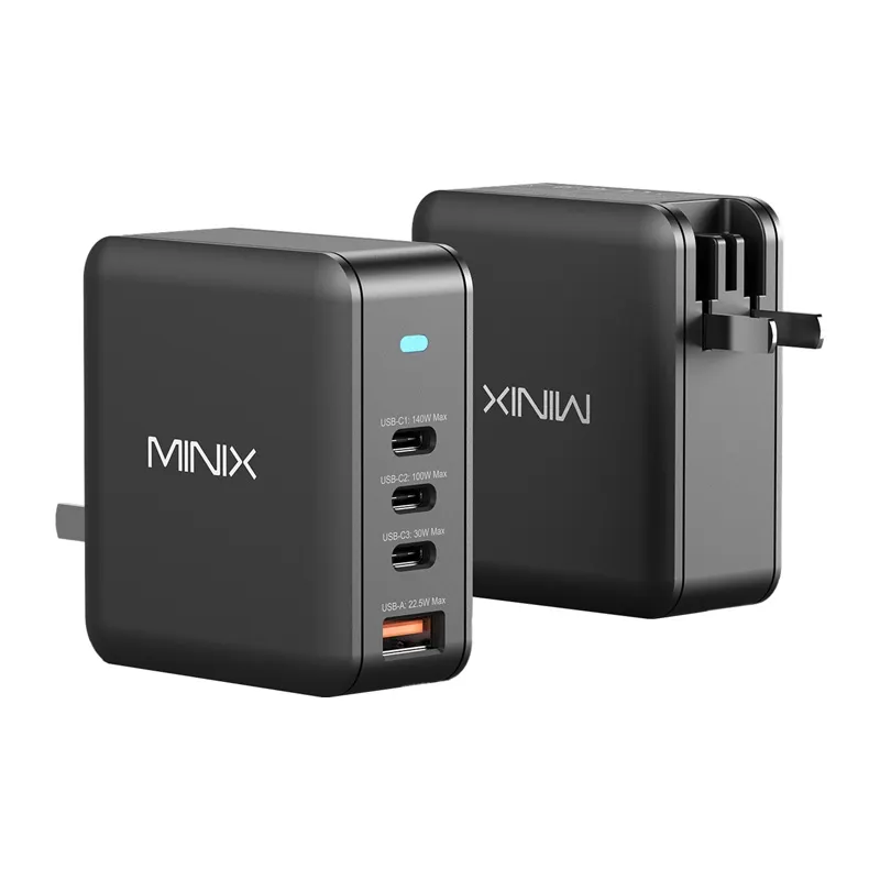 Ładowarka Sieciowa MINIX P165 GaN 165W 4 Porty USB-C/A