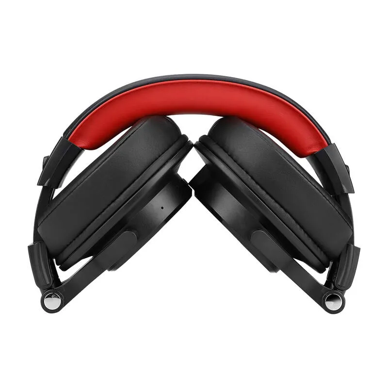 Słuchawki Bezprzewodowe ONEODIO Fusion A70 Bluetooth 5.1 - Czarno-Czerwone