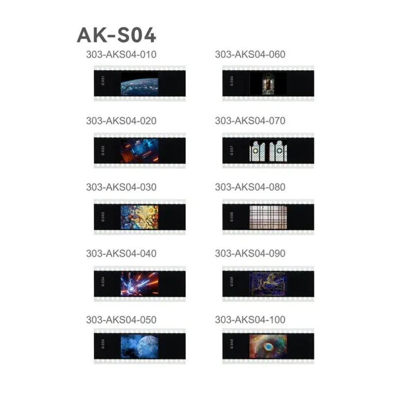 Zestaw Slajdów GODOX AK-S Full - 60 Wzorów Do Projekcji