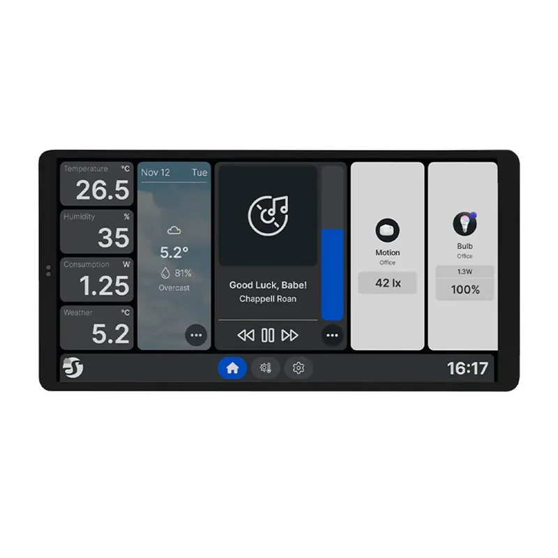 Podwójny Panel Sterowania SHELLY Wall Display X2 WIFI/BLU - Biały