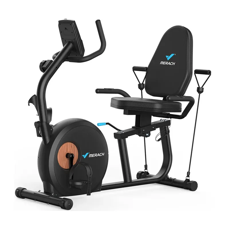 Rower Treningowy Poziomy MERACH MR-S23B1-EU - Czarny