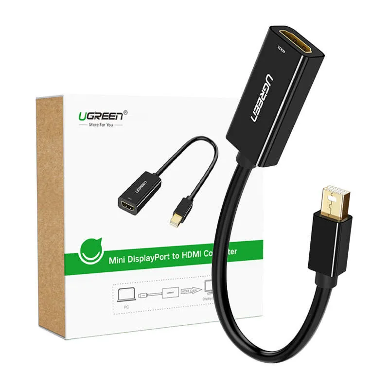 Adapter UGREEN MD112 MiniDP Na HDMI 20cm - Czarny