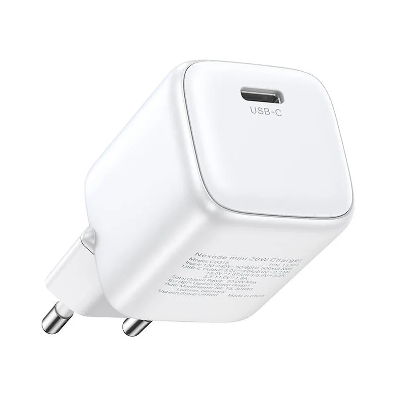 Ładowarka Sieciowa UGREEN Nexode Mini 30W USB-C - Biała