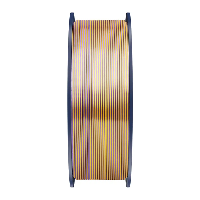 Filament SUNLU PLA+ Silk Tri-Color 1.75mm 1kg - Czarno-Złoto-Fioletowy