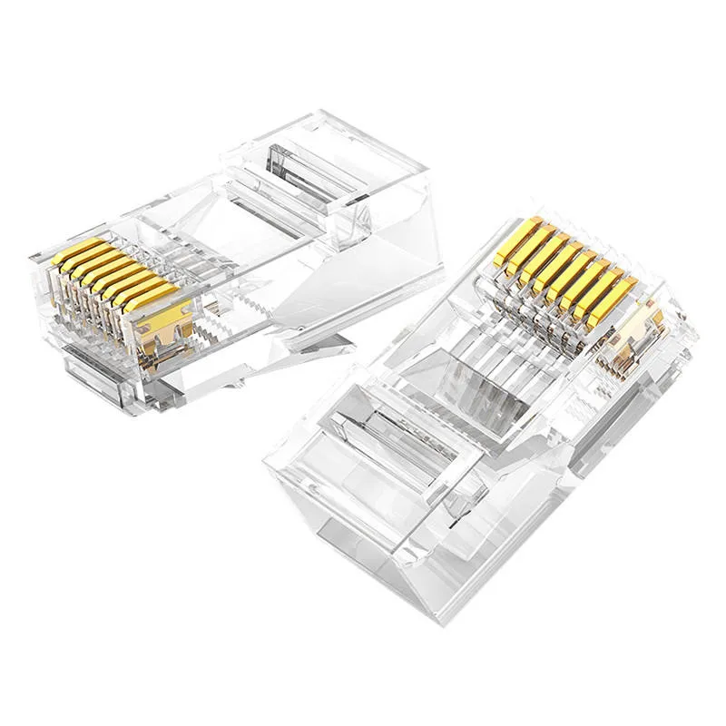 Wtyczka RJ45 UGREEN NW120 Cat 6 10-PAK - Przezroczysta
