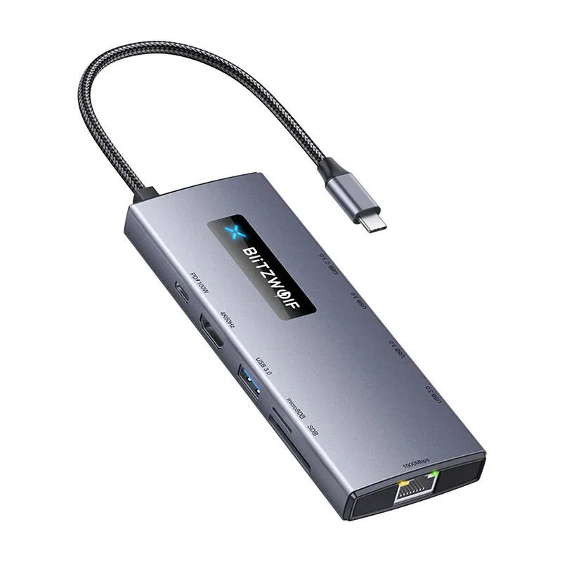 Hub BLITZWOLF Bw-New TH8 10-PORTOWY USB-C