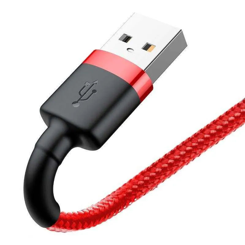 Kabel BASEUS Cafule USB-A Do Lightning 0.5m - Czerwony