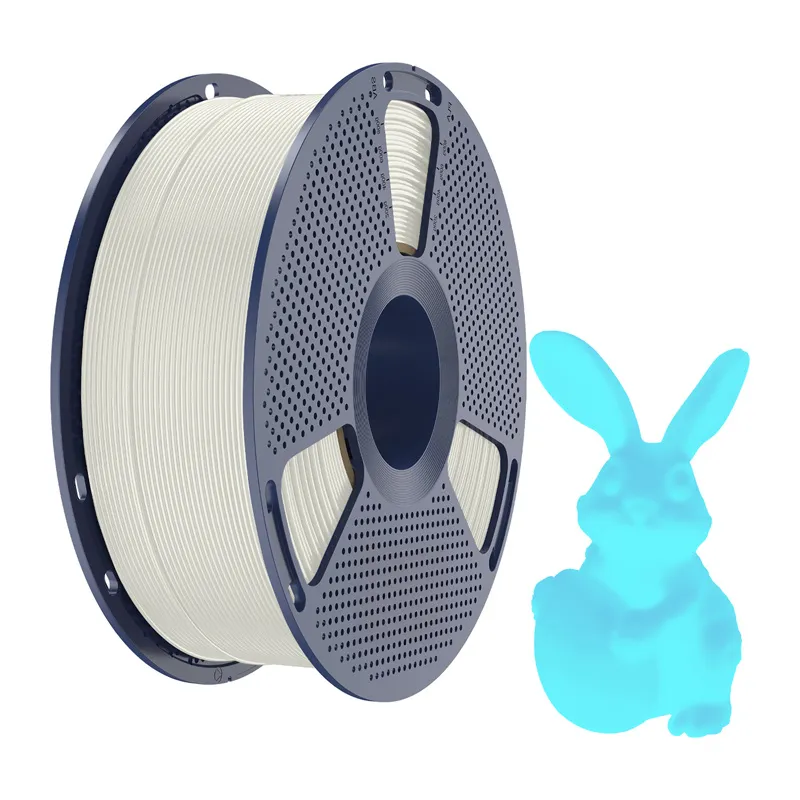 Filament SUNLU PLA Glow In The Dark 1.75mm 1kg (Biało-Niebieski)