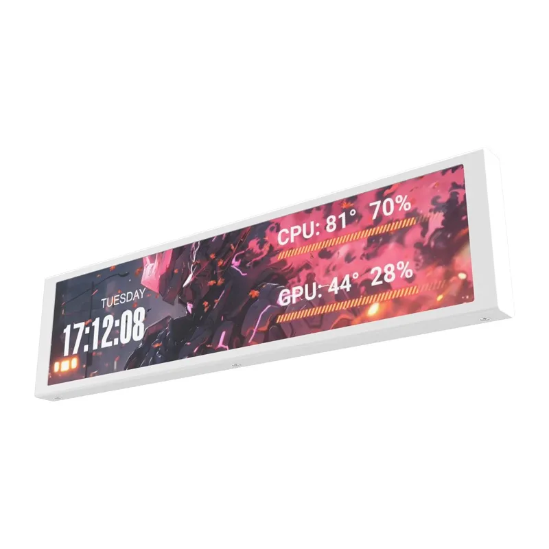 Monitor DARKFLASH IPS 9,2" V92 Panoramiczny Ultraszeroki - Biały