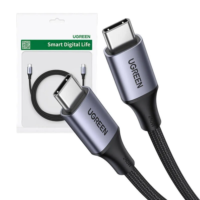 Kabel UGREEN US535 USB-C Do USB-C 2m 240W - Czarny