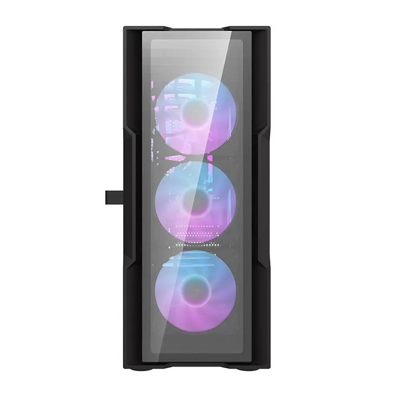Obudowa Komputerowa DARKFLASH DK431 Glass + 4 RGB - Czarna
