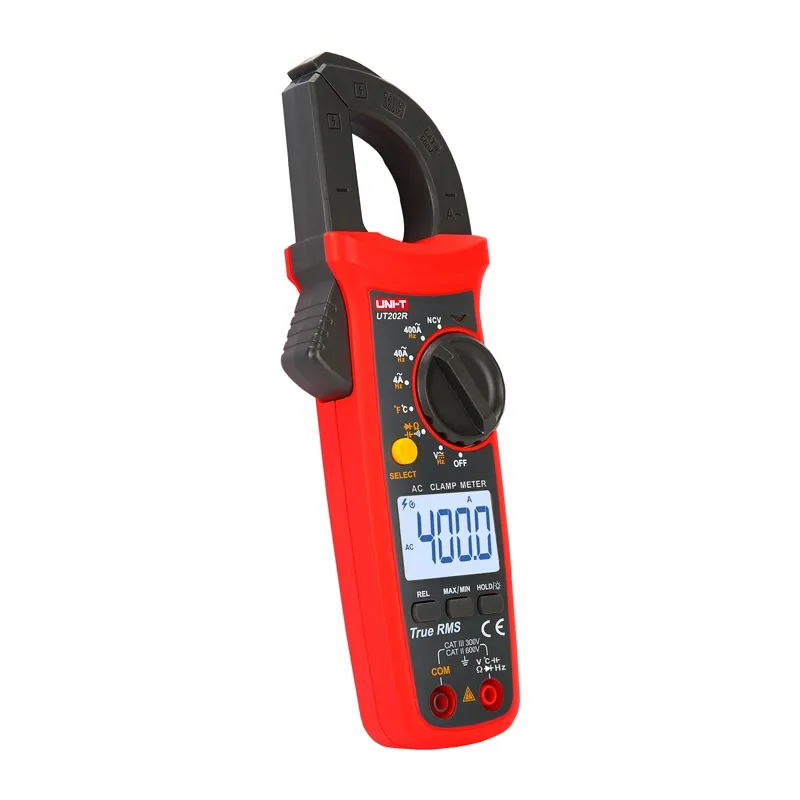 Cyfrowy Miernik Cęgowy UNI-T UT202R 400A AC
