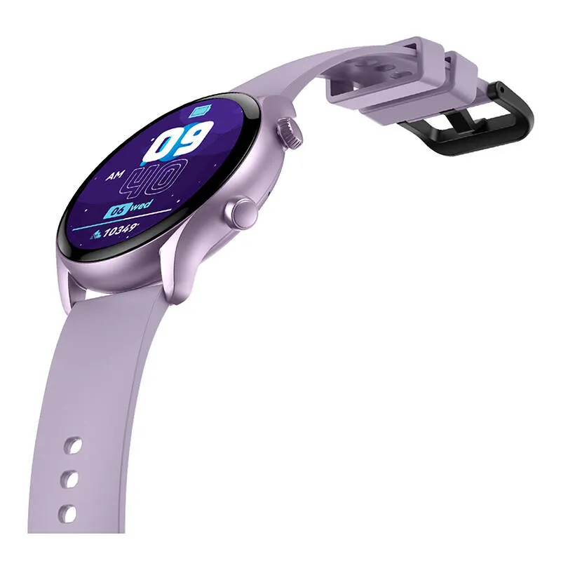 Smartwatch ZEBLAZE Btalk 3 Plus Bateria 260 mAh - Fioletowy