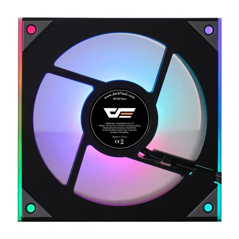 Wentylator DARKFLASH DM8 ARGB 48,32 CFM - Czarny