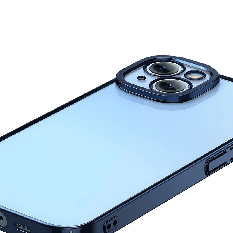 Zestaw Ochronny BASEUS Glitter Do IPhone 14 Plus - Niebieski