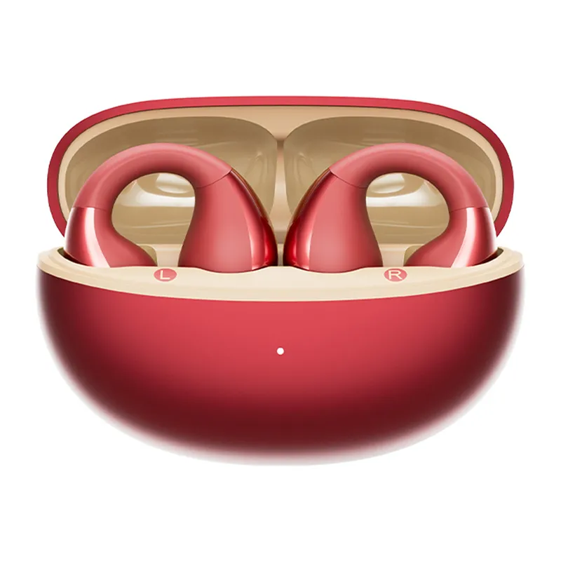 Słuchawki QCY Crossky Clip C30S Open-Ear Bluetooth 6.0 - Czerwone