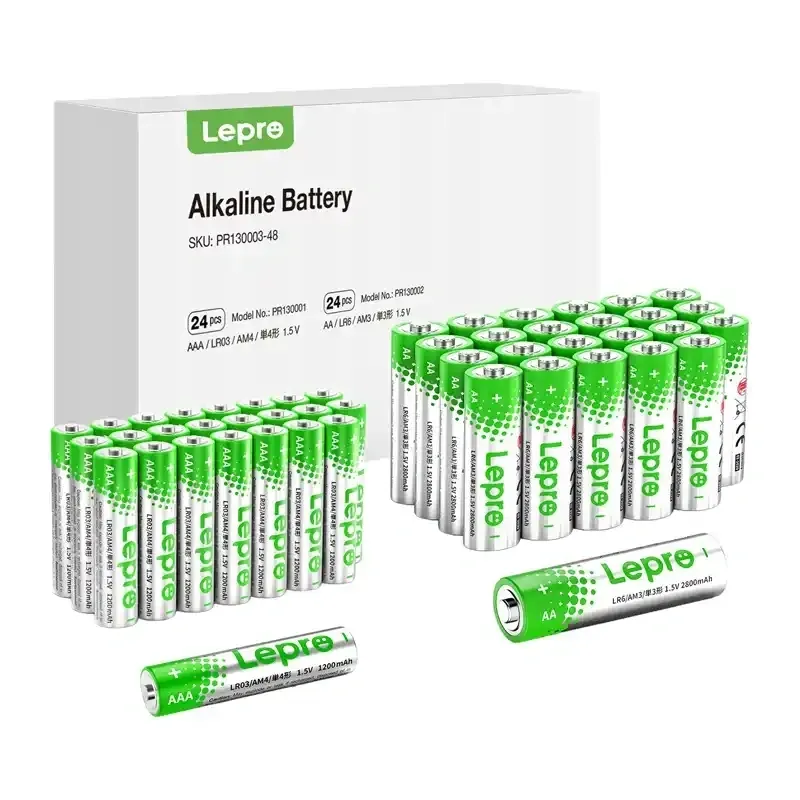 Baterie Alkaliczne LEPRO AA/AAA 48 szt. (24+24)
