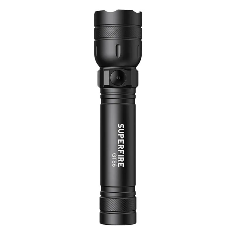 Latarka SUPERFIRE GTS6 360LM USB-C - Czarny