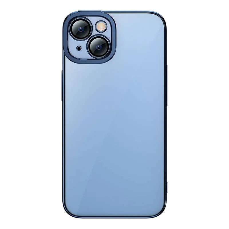Zestaw Ochronny BASEUS Glitter Do IPhone 14 Plus - Niebieski