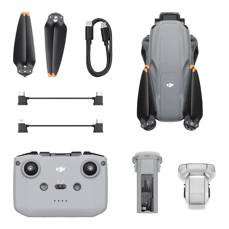 Dron DJI Air 3S Z Aparaturą RC-N3 Dwie Kamery Czas Lotu 45 Min
