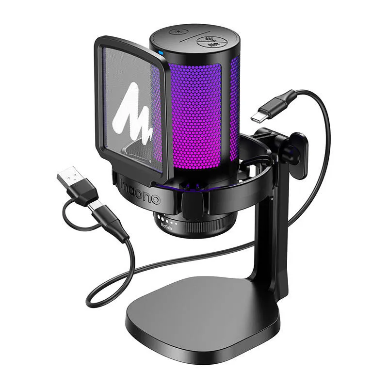 Mikrofon Gamingowy MAONO DGM20 Pojemnościowy USB - Czarny
