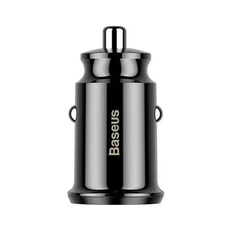 Ładowarka Samochodowa BASEUS Grain 2X USB 5V 3.1A - Czarna