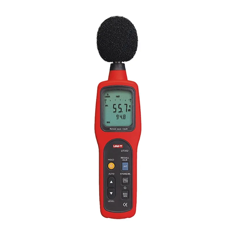 Miernik Poziomu Dźwięku UNI-T UT352 Zakres 30-130 DB
