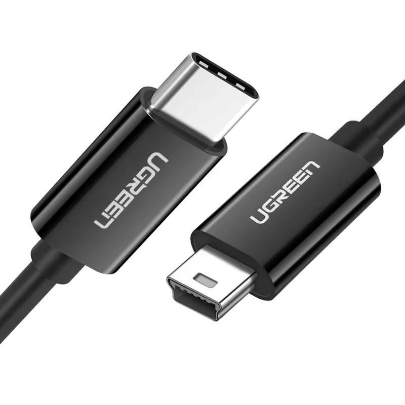 Kabel UGREEN US242 USB-C-Mini USB 1m (Czarny)