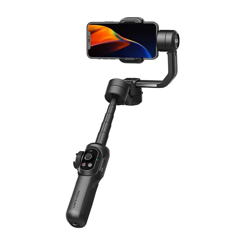 Gimbal AOCHUAN S2 3-OSIOWY Stabilizator Do Kamer - Czarny