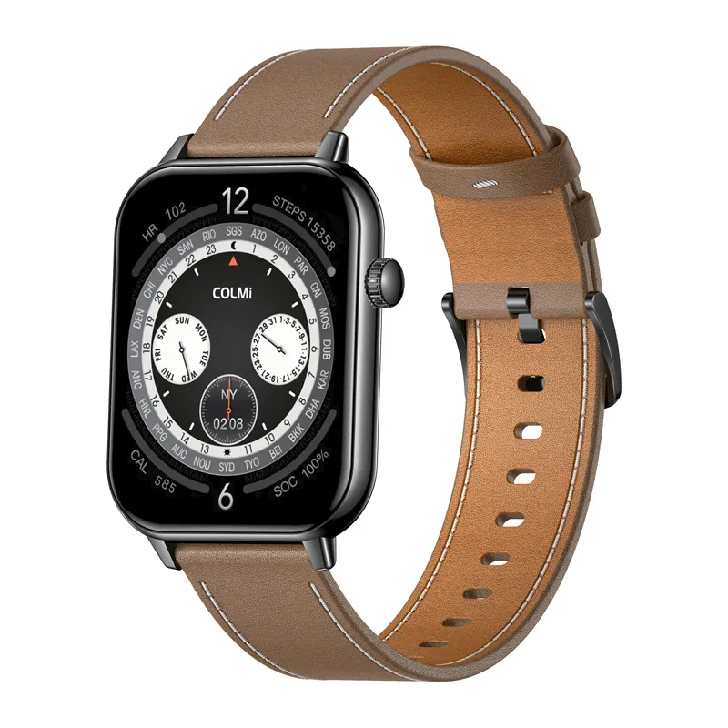 Smartwatch COLMI C28 Z Ekranem AMOLED 1,93" - Czarny