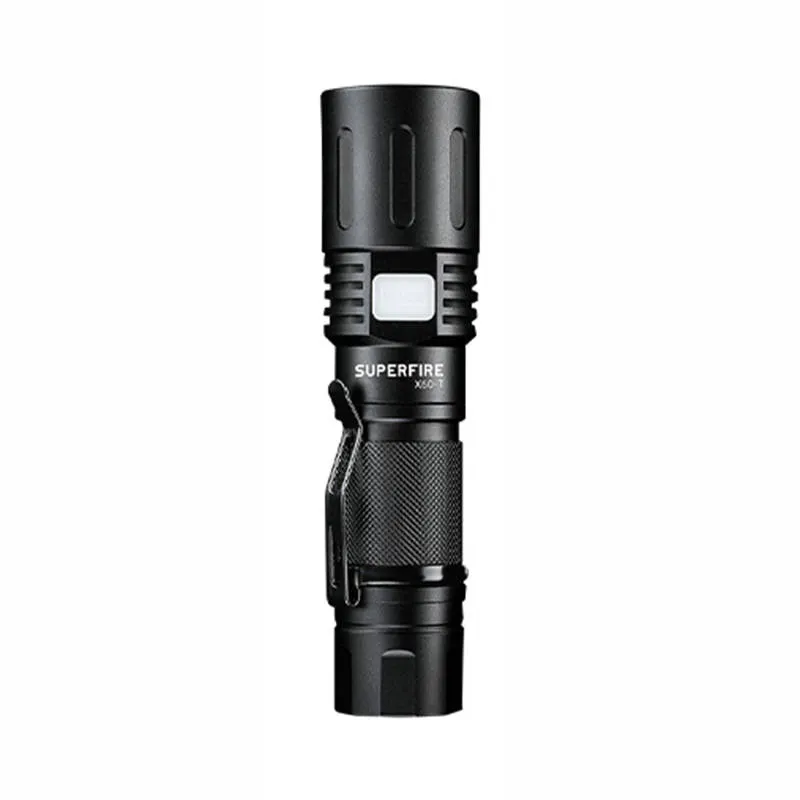 Latarka SUPERFIRE X60-T 1500LM USB-C - Czarna