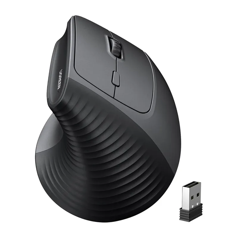 Mysz Pionowa Bezprzewodowa UGREEN M571 2.4G - Czarna