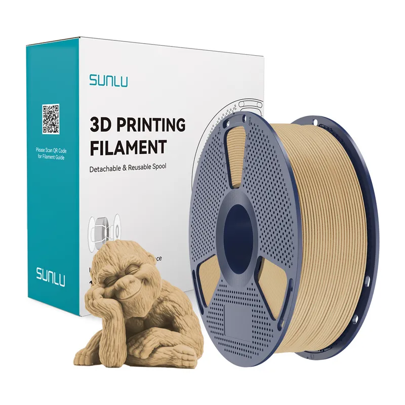 Filament SUNLU Wood 1.75mm 1kg Do Drukarki 3D - Klon