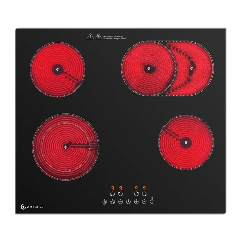 Płyta Ceramiczna AMZCHEF CE-T-72CB4XYP200-LBHA 4 POLA 7200W
