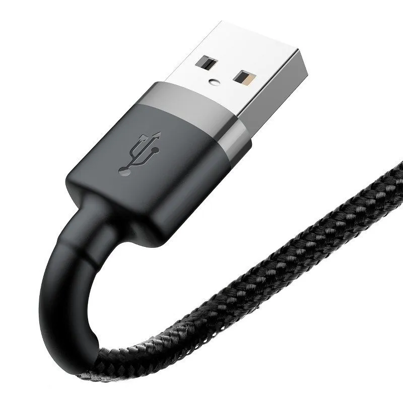 Kabel BASEUS Cafule USB-A To Lightning 1m - Szaro-Czarny