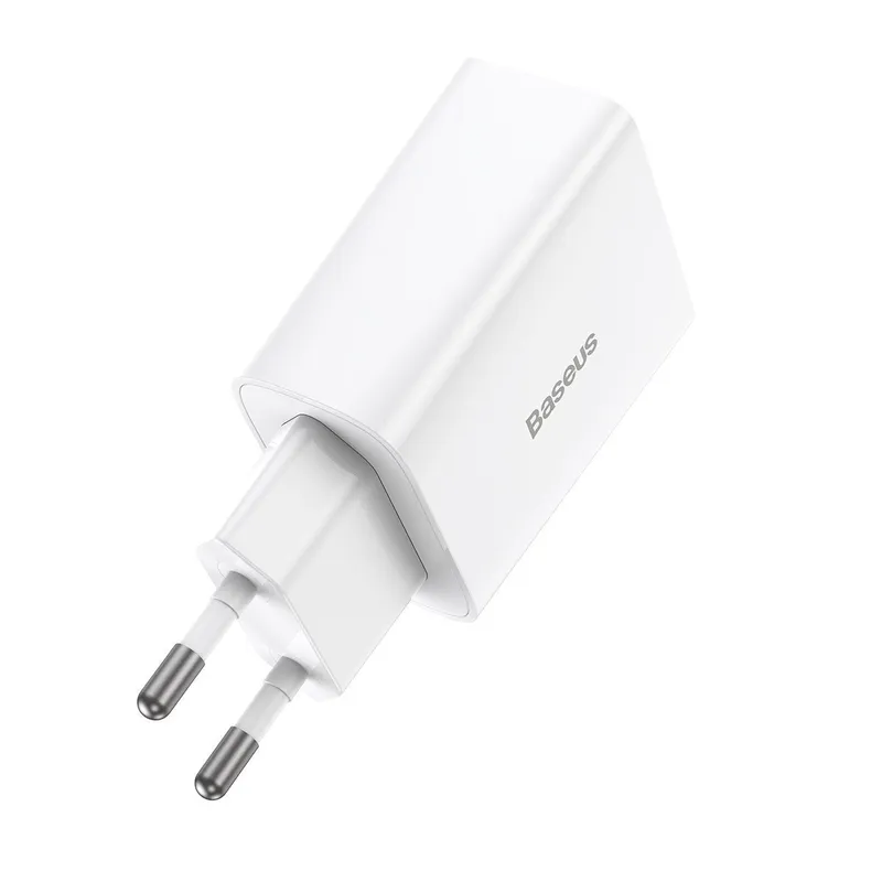 Ładowarka Sieciowa BASEUS Speed Mini Quick Charger USB-C 20W - Biała