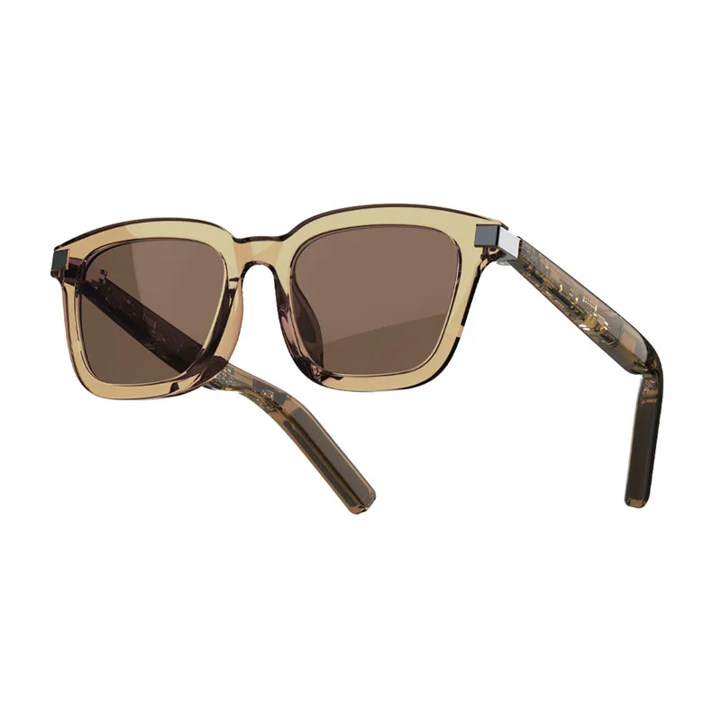 Inteligentne Okulary COLMI G06 Bluetooth 5.2 - Brązowe
