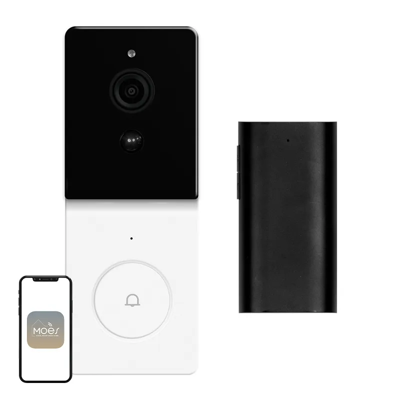 Wideodomofon MOES WDB-TY-B20 Wi-Fi 1080P 140° - Czarny