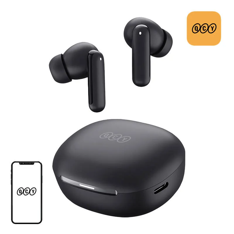 Słuchawki TWS QCY MeloBuds HT16 Bluetooth 5.4 ANC - Czarne
