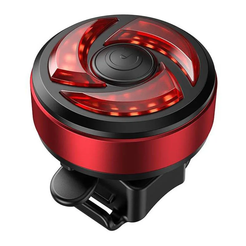 Lampka Rowerowa Tylna SUPERFIRE BTL02 330mAh USB - Czarny