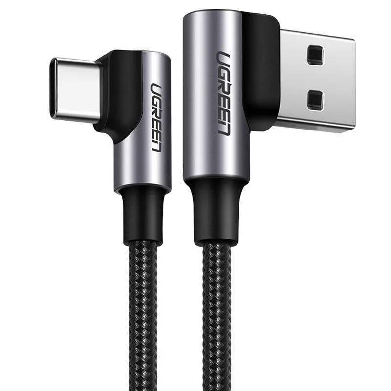Kabel UGREEN US176 USB-A-USB-C 3m (Czarny)