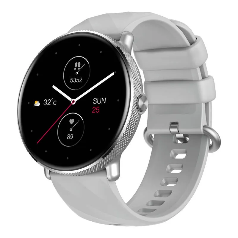 Smartwatch ZEBLAZE GTR 3 Pro 1.43" Always-On 260mAh - Srebrny